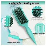 Curly Hair Brush Defining, Vented Curl Defining Brush for Effortlessly Detangling Shaping and Styling Women