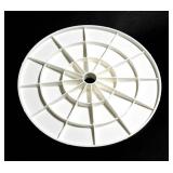 Swimming Pool Skimmer Cover Debris Canister Deck Lid 9 1/8\" Inch Skimmer Valve Replacement Lid (White)
