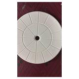 Swimming Pool Skimmer Cover Debris Canister Deck Lid 9 1/8\" Inch Skimmer Valve Replacement Lid (White)