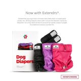 Pet ParentsÂ® Washable Dog Diapers (3pack) + ExtendrsÂ® of Durable Doggie Diapers, Premium Dog Diapers Female (X-Large, Princess)