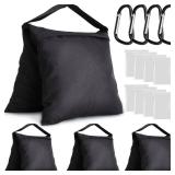 Aimosen Sandbags Weight Bags for Light Stand Photography Video Equipment, Heavy Duty Saddlebag for Backdrop Stand, Photo Tripod, Canopy, Pop up Tent, Umbrella Base, Fishing Chair, Picnic Table