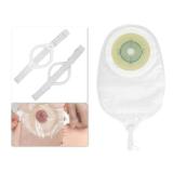 Urostomy Bag with Belt Urine Collection Bag 10pcs Ostomy Pouch Ostomy Stoma Bag Belt One-Piece System,Max Cut 1.89\"(48mm)
