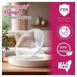 Nenesupply 28mm Flange Compatible with Medela Breast Pump Parts Replace 28mm Flange for Medela Accessories Compatible with Pump in Style Parts Symphony Swing Harmony Pump Work with Personalfit Flex
