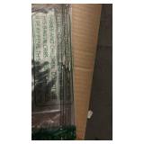 Extra Large Golf Luggage Tag 9\" x 6\" Travel Luggage Bag Tag Plastic Clear Tag Waterproof Zipper Pouch PVC Luggage Tag Shipping Label Holders with Sturdy Steel Loop for Golf Club