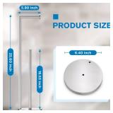 Toilet Paper Holder Stand, Toilet Paper Stand Brushed Nickel, Free Standing Toilet Paper Holder, Toilet Paper Storage by Bathth