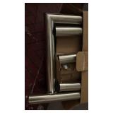 Toilet Paper Holder Stand, Toilet Paper Stand Brushed Nickel, Free Standing Toilet Paper Holder, Toilet Paper Storage by Bathth