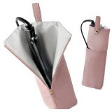Lifeplus Curling iron Flat iron Holder Mat, Heat Resistant Hot Hair Tool Travel Bag Case for Home Travel (Orchid pink)