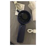 Handheld Fan, Portable Fan, 4000mAh Rechargeable Personal Fan, 180Â° Foldable Mini Desk Fan with 6 Wind Speed, LCD Digital Display, Lanyard as Neck Fan, Ultra Quiet, Pocket Size for Indoor Outdoor