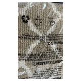 SHACOS large door mat- kitchen rug- beige (90*150VM)