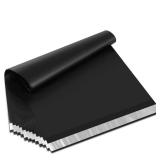 UCGOU Poly Mailers 12x15.5 Inch Black Medium Shipping Bags #5 Strong Thick Mailing Envelopes Self Sealing Adhesive Waterproof and Tear Proof Boutique Packaging Postal for Clothing