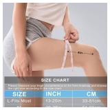 JHVW Knee Brace for Women & Men with Side Stabilizers & Patella Gel Pads for Knee Pain,Knee Compression Sleeve with Straps
