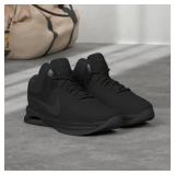 Nike Mens Air Visi Pro Vi NBK Black/Anthracite Ankle-High Nubuck Basketball Shoe - 9M