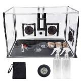 Large Still Air Box Mushroom Mycology Fume Hood Propagation StationsGrow Kit Mushroom Grow Bags Your Monotub Kit Mushroom Planting BagTent for Spores Horticulture Supplies ï¼31.5 * 20.5 * 20.5inch