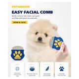 [PETHROOM] Professional Eye Comb for Pets | Stainless Steel Tear Stain Remover for Cats & Dogs | Gentle Round-Head Grooming Tool | Compact & Portable for Eye Gunk Removal