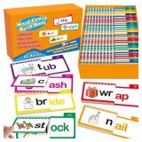 Edulok Word Families, Letter Sounds Flash Cards, ABC Vocabulary Flashcards, Kindergarten Sight Word Flash Cards, Learn to Read Phonics Cards, Read and Rhyme Flip Activity Book, Reading Games