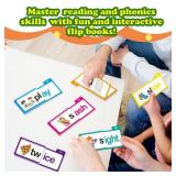 Edulok Word Families, Letter Sounds Flash Cards, ABC Vocabulary Flashcards, Kindergarten Sight Word Flash Cards, Learn to Read Phonics Cards, Read and Rhyme Flip Activity Book, Reading Games