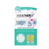 WeatherX, Pressure Filtering Earplug for Shifts in Barometric Weather Pressure, Download Free Alert app (Small 1 Pk)