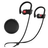 VRIFOZ Bluetooth Headphones, Bluetooth 5.3 IPX7 Waterproof Wireless Sports Earbuds for Workout Gym, 16 Hrs Playtime Running Headphones with Noise Cancelling Mic, HiFi Bass Stereo in-Ear Earphones