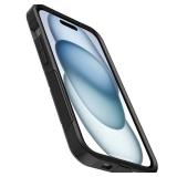 OtterBox iPhone 16e, 15, 14, & 13 Commuter Series Case - Black, Slim & Tough, Pocket-Friendly, with Port Protection