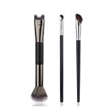 Sculpting Dual-End Nose Brush, 2-in-1 Nose Contour Brush, Angled Makeup Brush for Sculpting and Defining Nose Contour