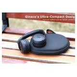 Ginsco Case Compatible with JBL Tune 510BT Bluetooth Headphones, with JBL Tune 520BT/670NC Live 460NC, with Sony WH-CH520/510, Portable Travel Carrying Headphone Case for On Ear Headphones (Black)