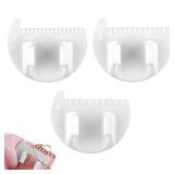 Sewing Needle Gauge Measuring Tool, Finger Thumb Ruler Sewing Template Lockranding Guide Tool for DIY Edge Even Stitching Lock Kit Quilting for Beginners and Seniors