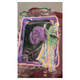 WESADN for iPad Air 5th Generation Case iPad Pro 11 Inch Case 4th/3rd/2nd/1st with Screen Protector/Butterfly Kickstand/Strap/Keychain/Pencil Holder for Kids Girls Cases for iPad Air 4 Pink Purple