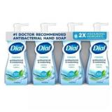 Dial Antibacterial Foaming Hand Soap Spring Water 7.5 Fluid Ounce (Pack of 4) - Retail: $34