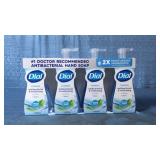 Dial Antibacterial Foaming Hand Soap Spring Water 7.5 Fluid Ounce (Pack of 4) - Retail: $34
