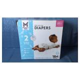 Members Mark Premium Diapers 184 Diapers Size 2 12-18lbs