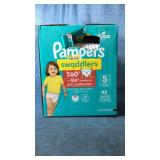 Pampers Swaddler 360 Disposable Baby Diapers - Size 5 - 92ct - Retail: $45