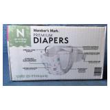 Members Mark Premium Diapers, N up to 10lbs, 102 diapers