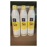 Members Mark Sunscreen Spray, SPF 50, 9.1 Oz, 3Pk.