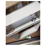 Ciieeo Bathroom Wall-Mounted Storage Rack Multi-Layer Organizer Shelf for Shower and Toiletries Easy Installation No Drilling Required Black for Spaces - White