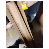Farmhouse Bench Entryway Bench with Footrest