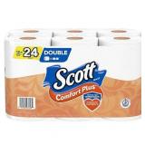 Scott ComfortPlus Toilet Paper - Double Rolls  12 count