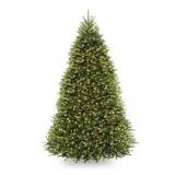 Dunhill Fir Hinged Pre-Lit Christmas Tree - Clear