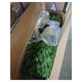 Dunhill Fir Hinged Pre-Lit Christmas Tree - Clear