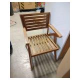 Christopher Knight Home Hermosa Outdoor Acacia Wood Arm Chair, Teak Finish