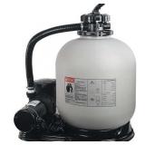 XtremepowerUS 19  Sand Filter Pump  4500GPH  With 1.5HP Pool Pump For Above Ground Pools  With 7-Way Multi-Port Valve & Strainer Basket  For Domestic & Commercial Pools