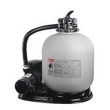 XtremepowerUS 19  Sand Filter Pump  4500GPH  With 1.5HP Pool Pump For Above Ground Pools  With 7-Way Multi-Port Valve & Strainer Basket  For Domestic & Commercial Pools