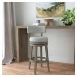 Hillsdale Furniture Lawton Wood Swivel Upholstered Counter Stool -Retail- $269.99
