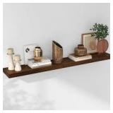 Axeman 8 In. Deep Floating Shelves Solid Lightwood -Retail- $59.99