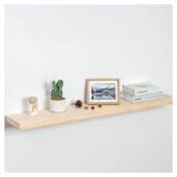 Floating Shelves, 48 Inch Wall Shelf, Rustic Wood Shelves for Wall Storage, Fireplace Mantel, Wall Mounted Wooden Display Shelf for Bathroom Bedroom Kitchen Garage,48\" W x 8\" D x 1.6\" H
