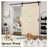 36 In. H-Shaped Barn Door (No Hardware)