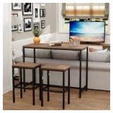 Reitz Rectangular 44.1 In. L X 19.7 In. W Dining Set (Set of 3)