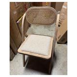 Comfort Folding Rattan Chair, 2 pcs