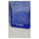 Bertil Vallien for Kosta Boda art glass vase 6 inches tall