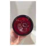 Blenko hand-blown swung glass vase 12 inches tall