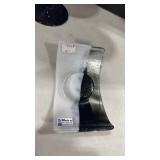Handmade glass votive holder and milk glass and black vase 13 inches tall